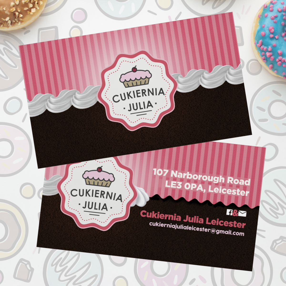 sweet bakery business card