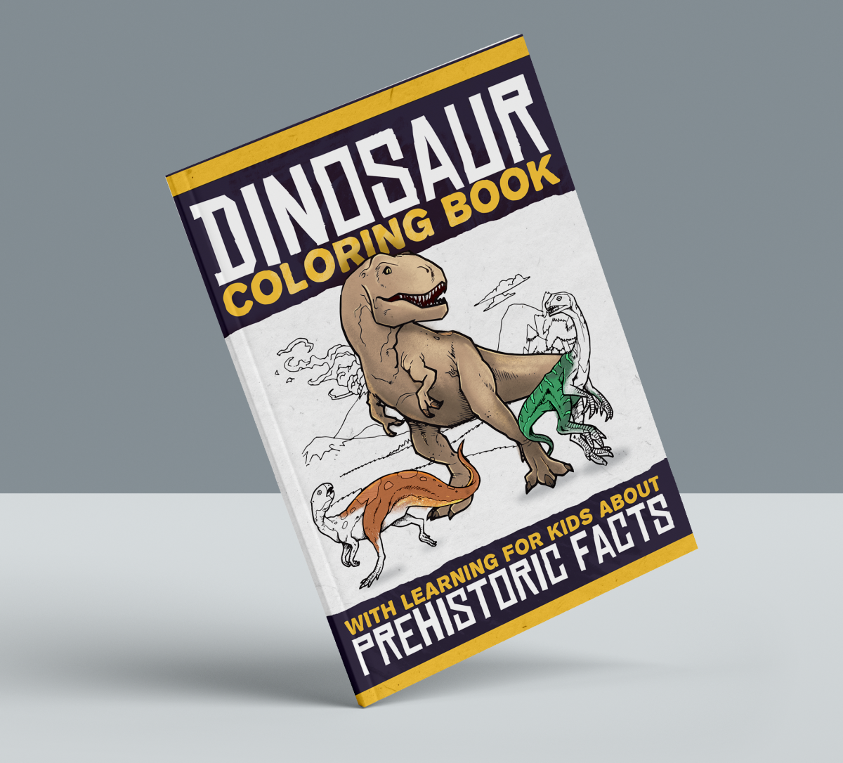 Dinosaur colouring book for kids