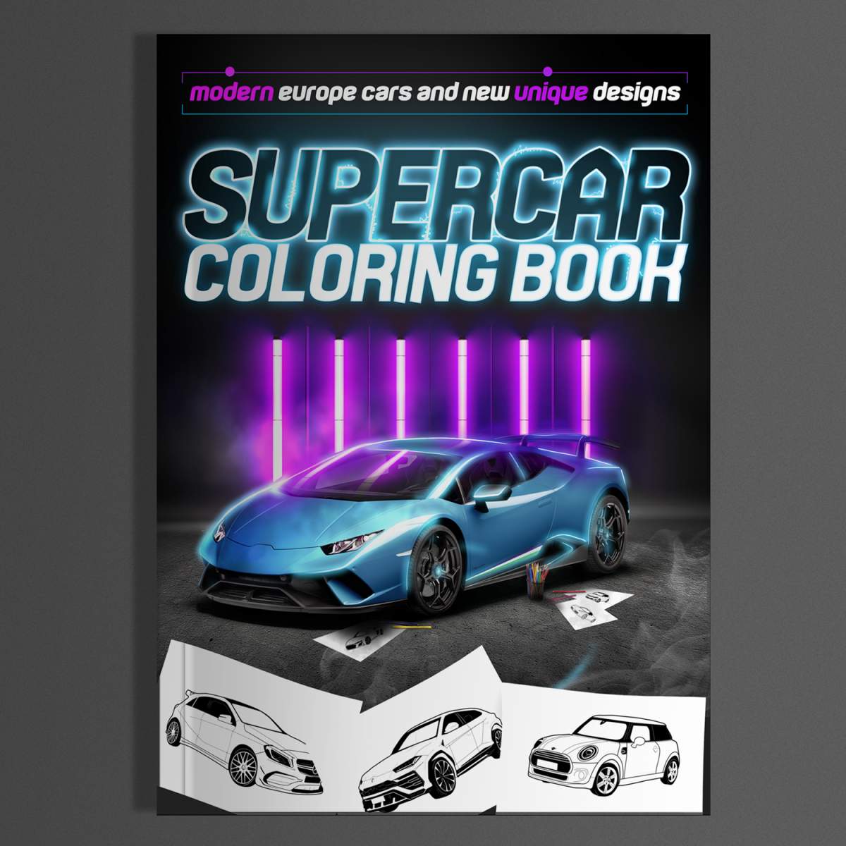 cars colouring book for kids